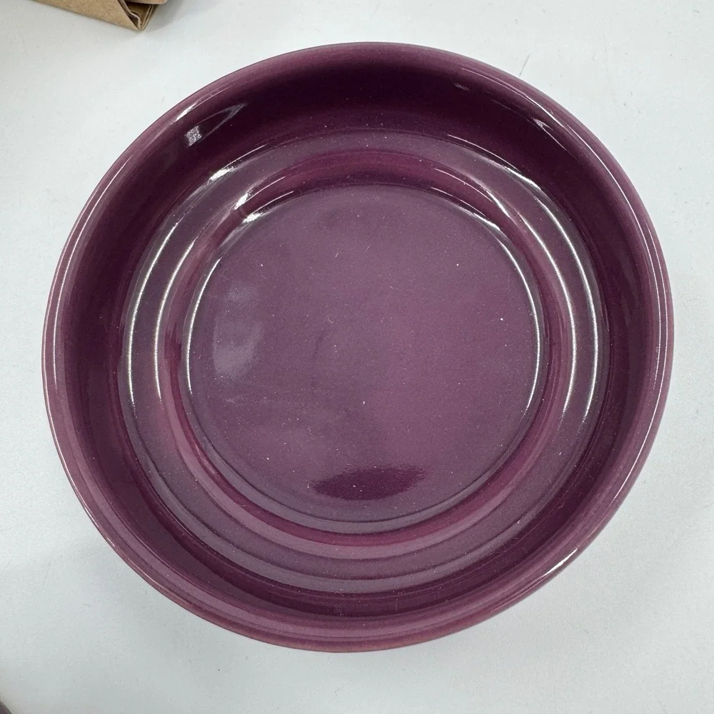 Scentsy Cosmos Wax Warmer Mid-Size Purple Embossed Ceramic Floral Electric